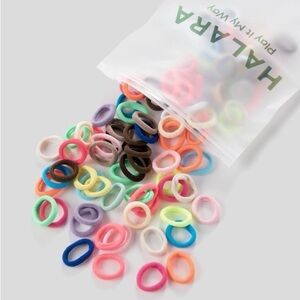 Halara 100pcs Seamless Elastic Mini Hair Ties